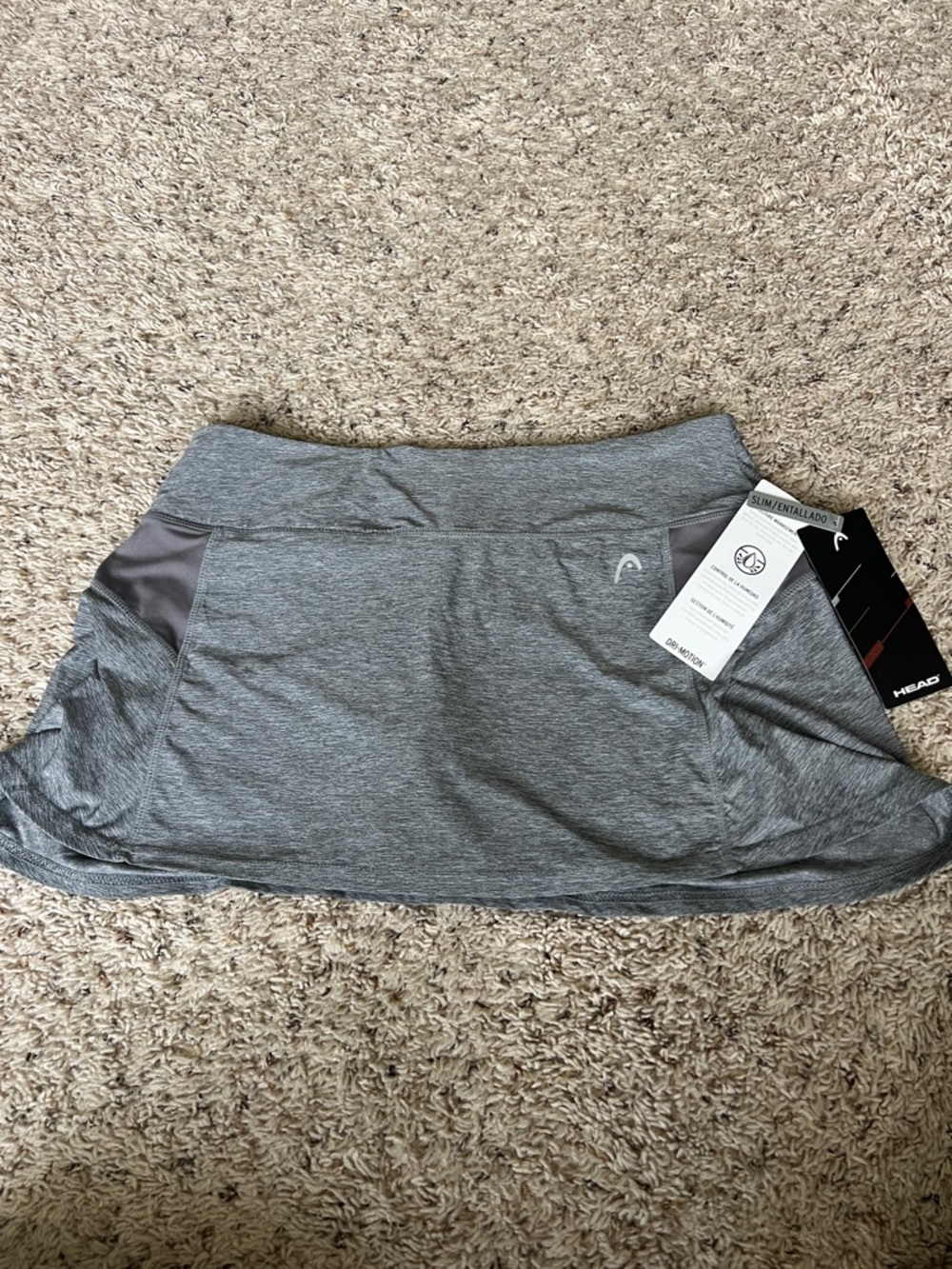 Head Women's Heather Gray Athletic Skort